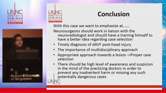 36yrs old young man with post traumatic DAVF