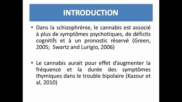 Abus de cannabis dans le trouble bipolaire : étude transversale sur un échantillon de patients libanais