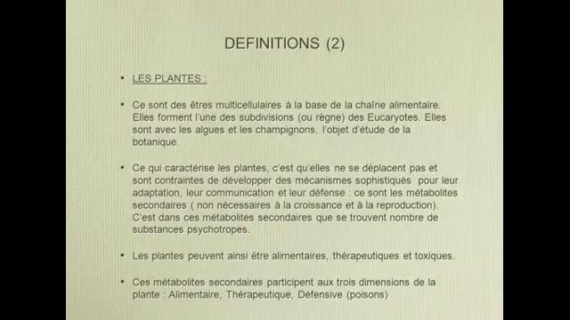 Les effets psychotropes des plantes