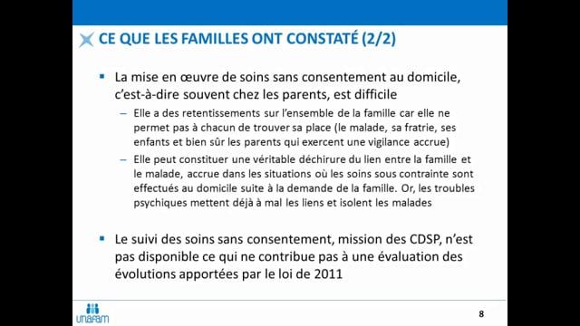 L'expérience des familles