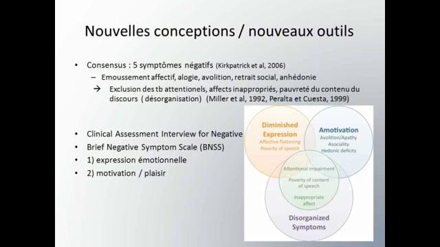 Désorganisation et symptômes négatifs : des dimensions symptomatiques résistantes