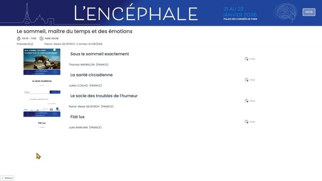 Le sommeil, maître du temps et des émotions