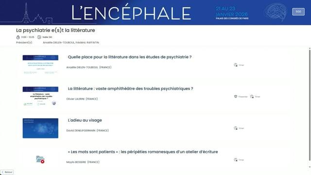 La psychiatrie e(s)t la littérature