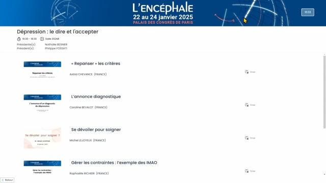 Dépression : le dire et l'accepter