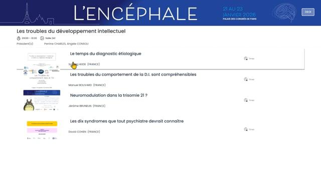 Les troubles du développement intellectuel