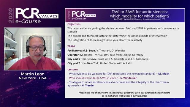TAVI or SAVR for aortic