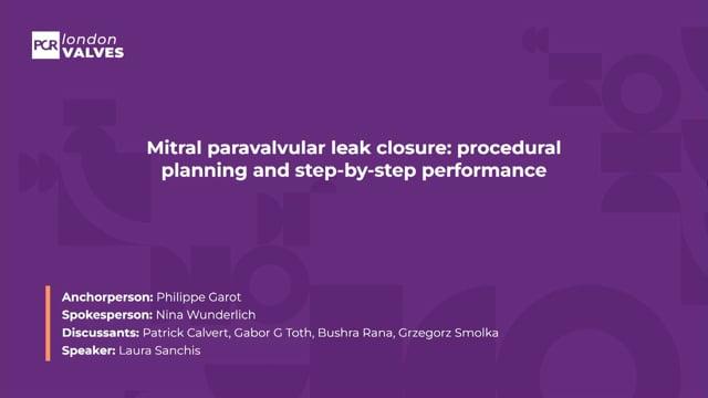 Mitral paravalvular leak